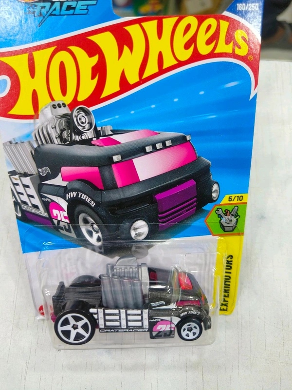 HOT WHEELS Hotwheels | CRATE RACER  | Experimotors | BLACK | IMPORTED | H CASE | 160/250