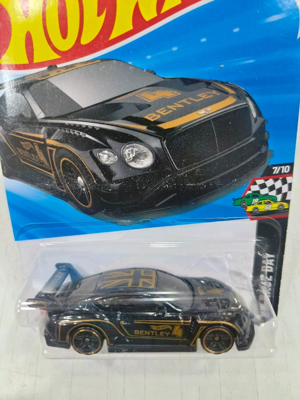 HOT WHEELS Hotwheels | 2018 BENTLEY CONTINENTAL GT3 | HW Race Day | BLACK | IMPORTED | H CASE | 162/250