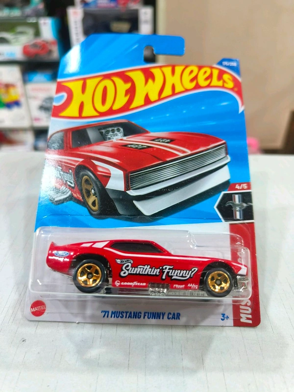 HOT WHEELS Hotwheels | ‘71 MUSTANG FUNNY CAR  | Mustang 60 | RED | IMPORTED | H CASE | 175/250