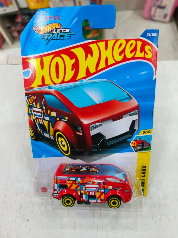 HOT WHEELS Hotwheels | THE VANSTER | HW ART CARS | RED | IMPORTED | H CASE | 35/250