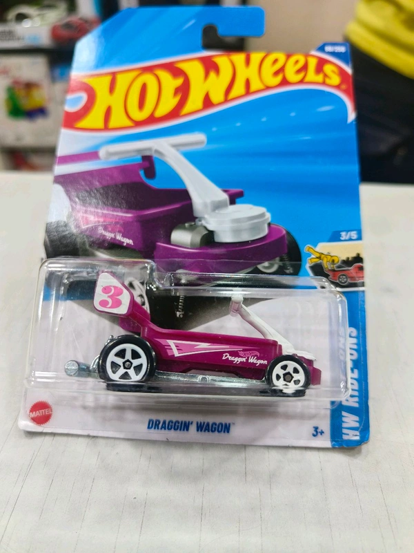 HOT WHEELS Hotwheels | DRAGGIN' WAGON | HW RIDE-ONS | PURPLE | IMPORTED | H CASE | 68/250