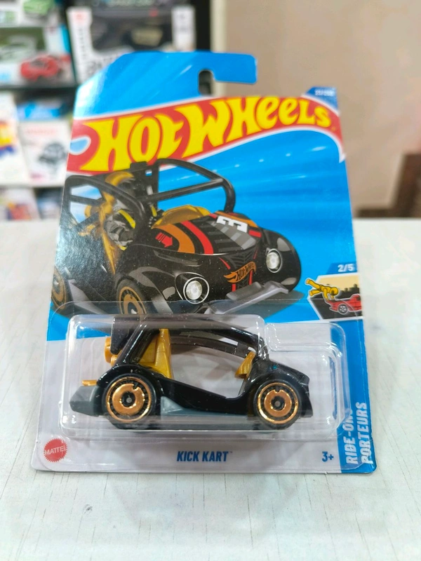 Hot Wheels KICK KART | HW Ride-Ons | Black |23/250
