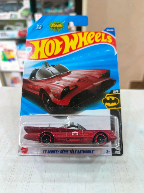 Hot Wheels TV SERIES BATMOBILE | Batman | Metalflake Red | 102/250