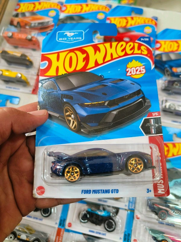 Hot Wheels FORD MUSTANG GTD | Mustang 60th | Metalflake Dark Blue | 34/250