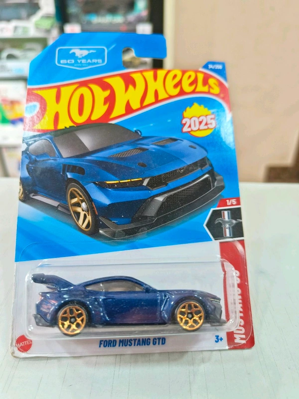 Hot Wheels FORD MUSTANG GTD | Mustang 60th | Metalflake Dark Blue | 34/250