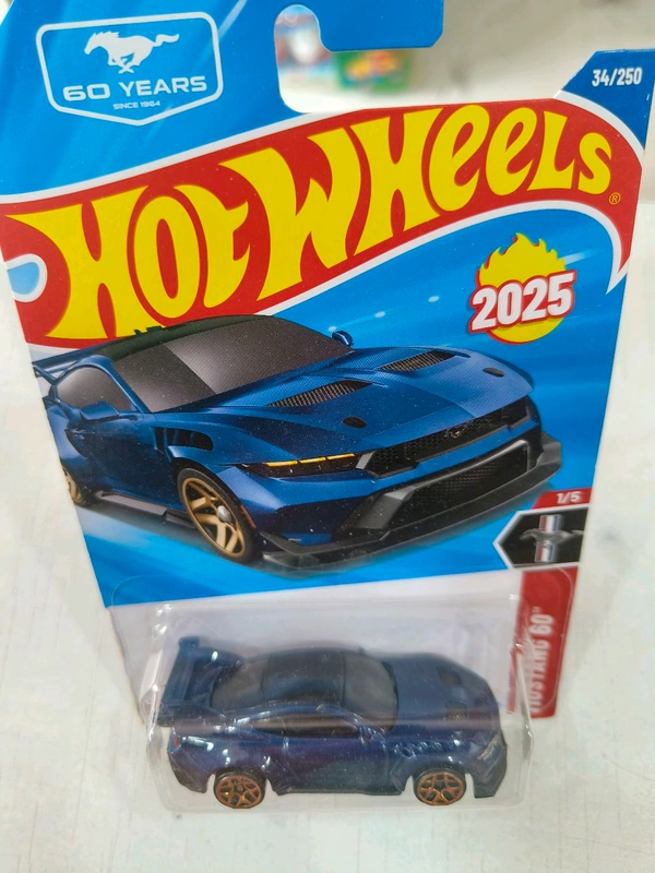 Hot Wheels FORD MUSTANG GTD | Mustang 60th | Metalflake Dark Blue | 34/250