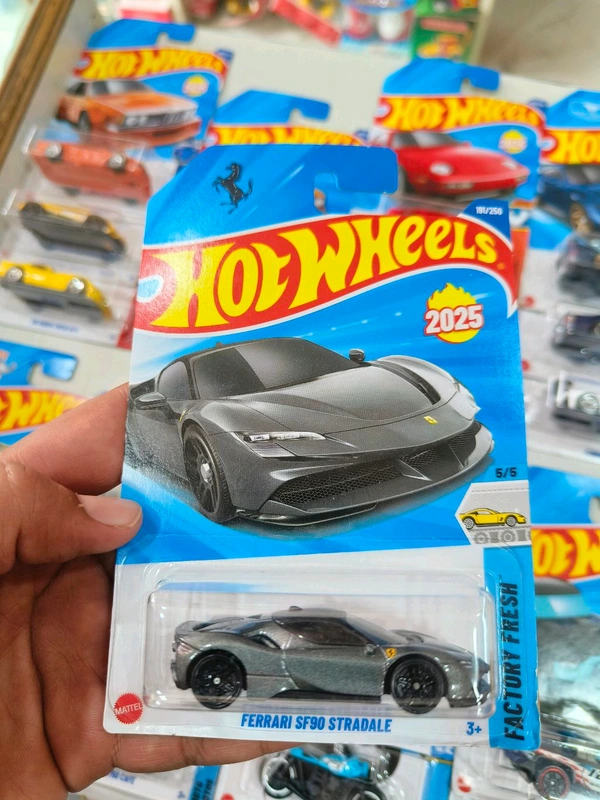 Hot Wheels FERRARI SF90 STRADALE |  Factory Fresh | Metalflake Dark Gray | 191/250