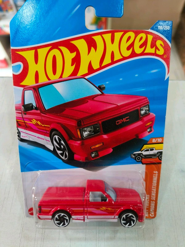 Hot Wheels 91 GMC SYCLONE| HW Hot Trucks | Red |119/250