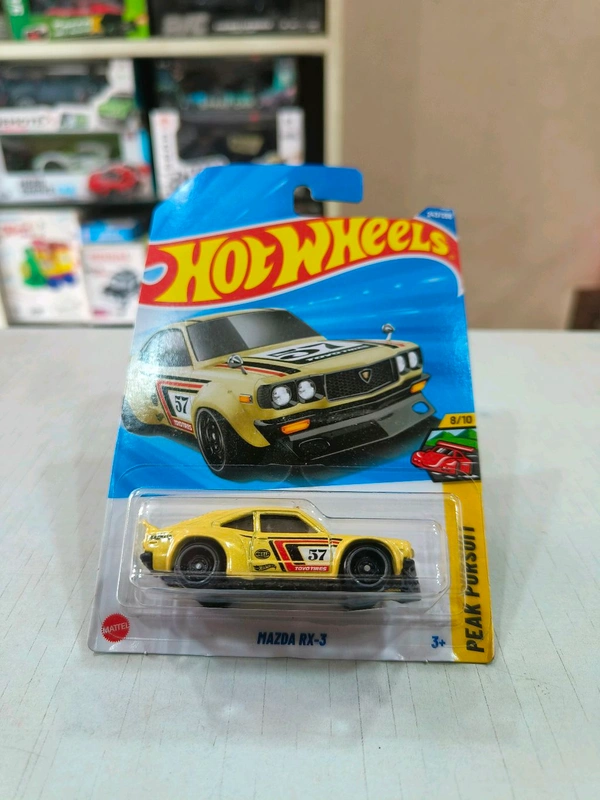 Hot Wheels MAZDA RX-3 | Peak Pursuit |Metalflake Pale Yellow | 243/250
