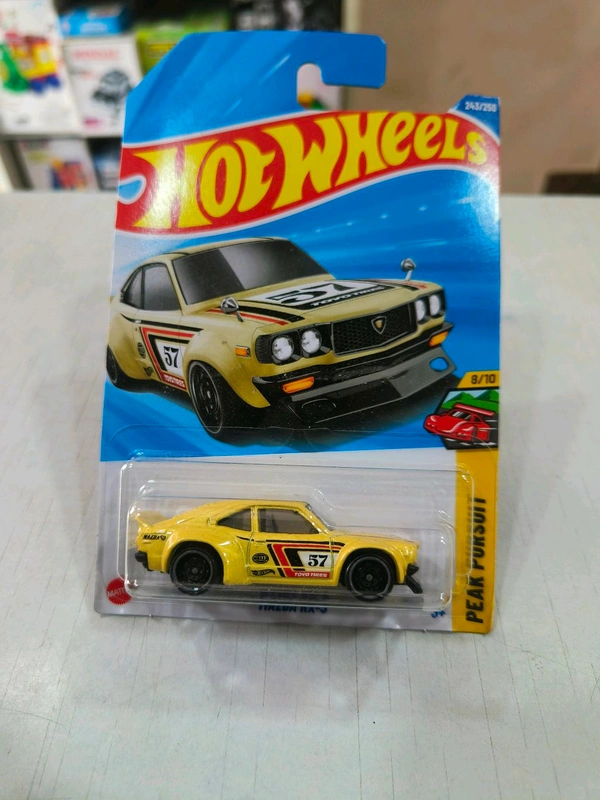 Hot Wheels MAZDA RX-3 | Peak Pursuit |Metalflake Pale Yellow | 243/250
