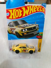Hot Wheels MAZDA RX-3 | Peak Pursuit |Metalflake Pale Yellow | 243/250