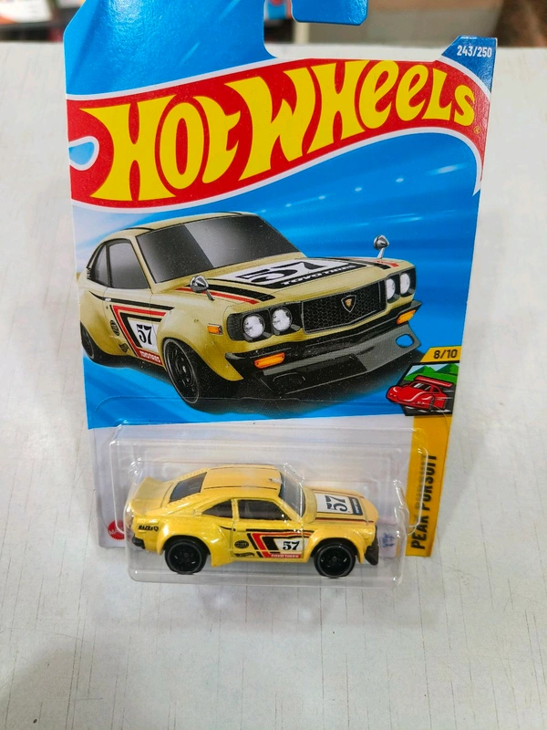 Hot Wheels MAZDA RX-3 | Peak Pursuit |Metalflake Pale Yellow | 243/250