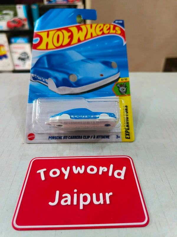 Hot Wheels Porsche 911 Carrera Clip | Experimotors |  Light Blue | 187/250