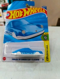 Hot Wheels Porsche 911 Carrera Clip | Experimotors |  Light Blue | 187/250
