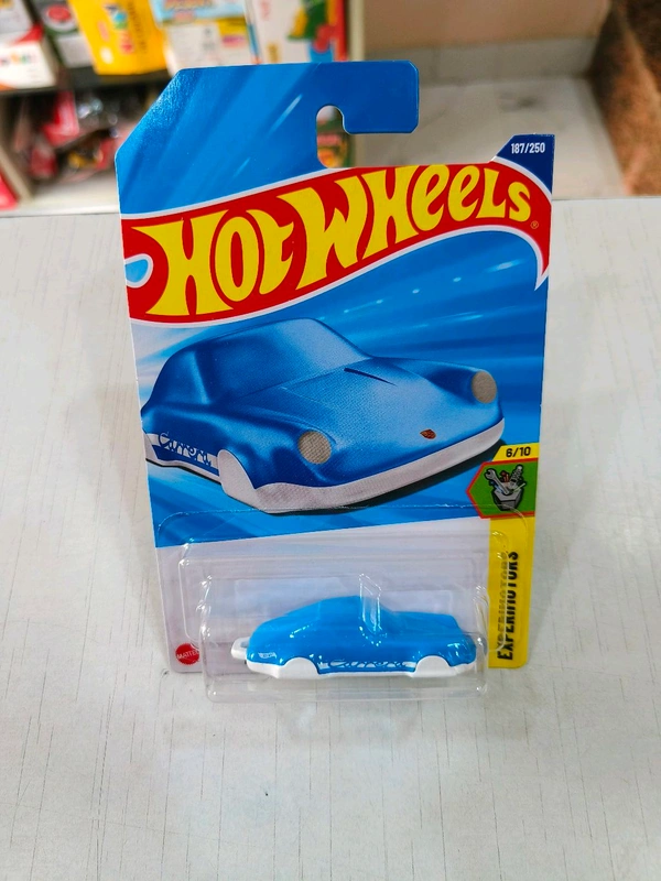Hot Wheels Porsche 911 Carrera Clip | Experimotors |  Light Blue | 187/250