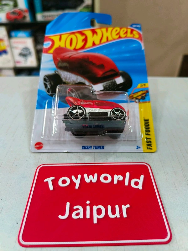 Hot Wheels Sushi Tuner | Fast Foodies | White and Red| 106/250