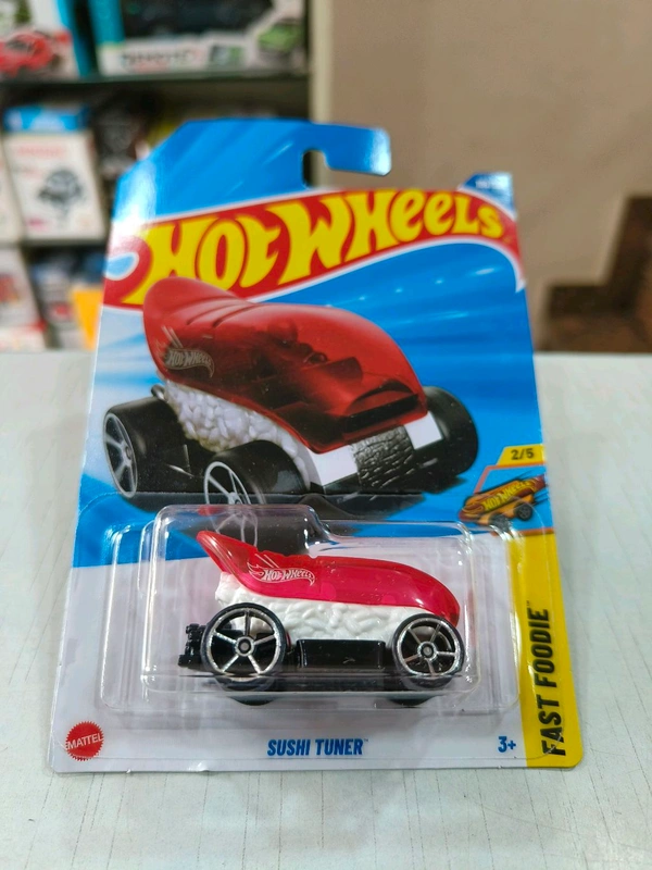Hot Wheels Sushi Tuner | Fast Foodies | White and Red| 106/250