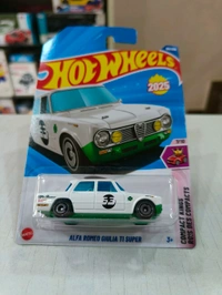 Hot Wheels Alfa Romeo Giulia TI Super | Compact Kings |  White | 195/250