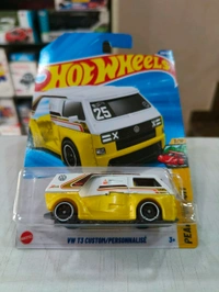 Hot Wheels VW T3 Custom |  Peak Pursuit | Yellow and White | 200/250
