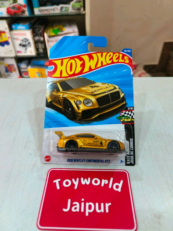 Hot Wheels 2018 Bentley Continental GT3 | HW Race Day | Metalflake Gold | 162/250