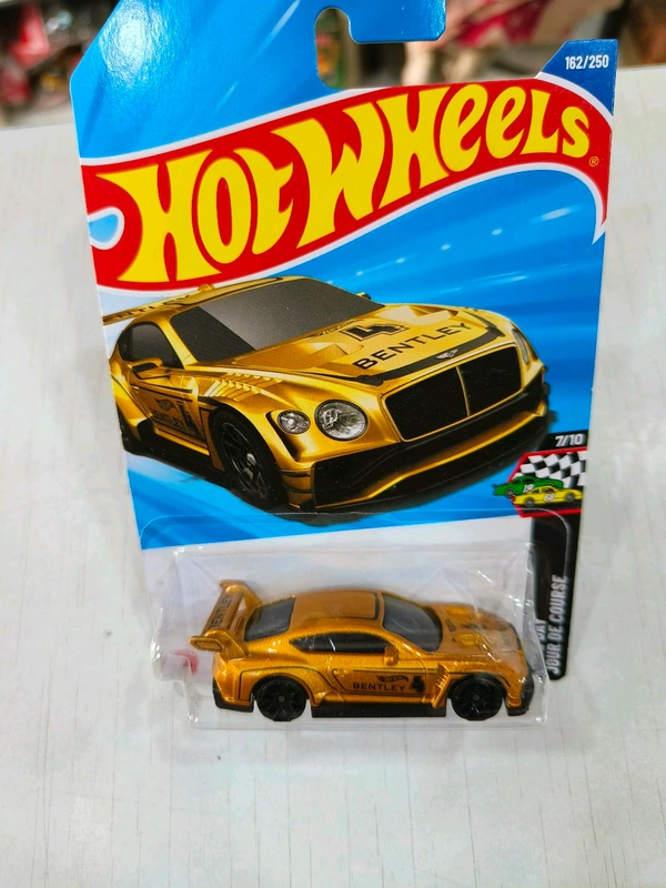 Hot Wheels 2018 Bentley Continental GT3 | HW Race Day | Metalflake Gold | 162/250