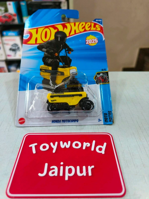 Hot Wheels Honda Motocompo |  HW Moto | Yellow | 181/250