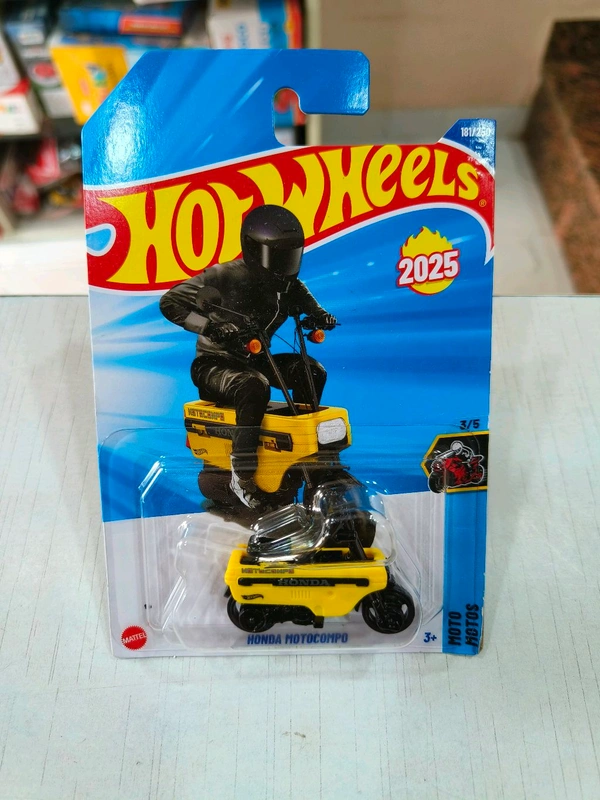 Hot Wheels Honda Motocompo |  HW Moto | Yellow | 181/250