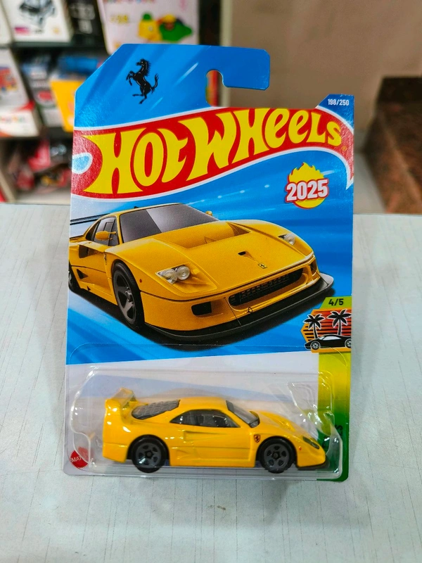 Hot Wheels Ferrari F40 Competizione | HW Exotics | Yellow | 198/250