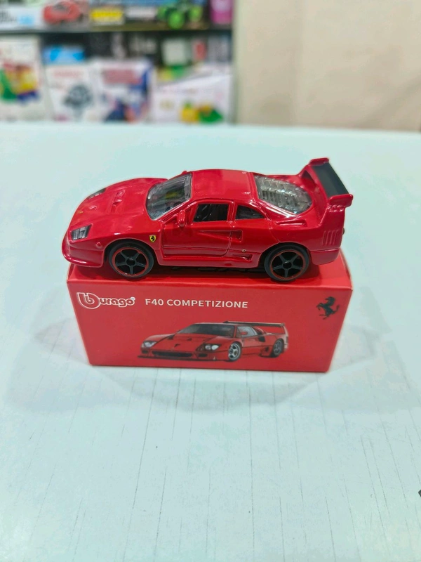  Burago | FERRARI F40 COMPETIZIONE | RED | Scale 1:64