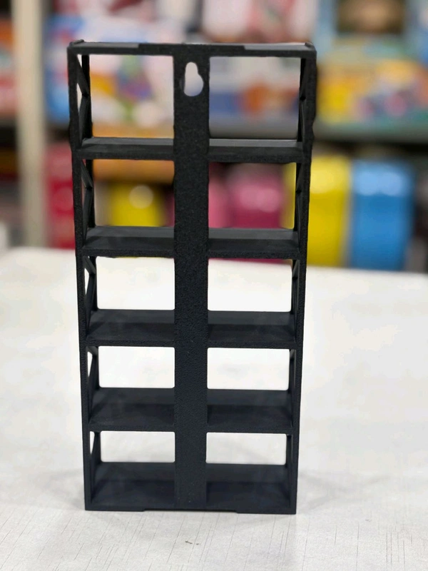 Hot Wheels Display Stand —Perfect for Showcasing Your 1:64 Die Cast Scale Model Collection (BLACK) - Black