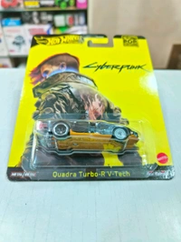 HOTWHEELS QUADRA TURBO-R V-TECH | CYBER PUNK|POP CULTURE | Hot wheels Premium | HXD63