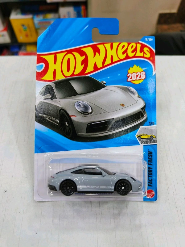 Hot Wheels Porsche 911 Carrera T | Factory Fresh | Gray | 15/250