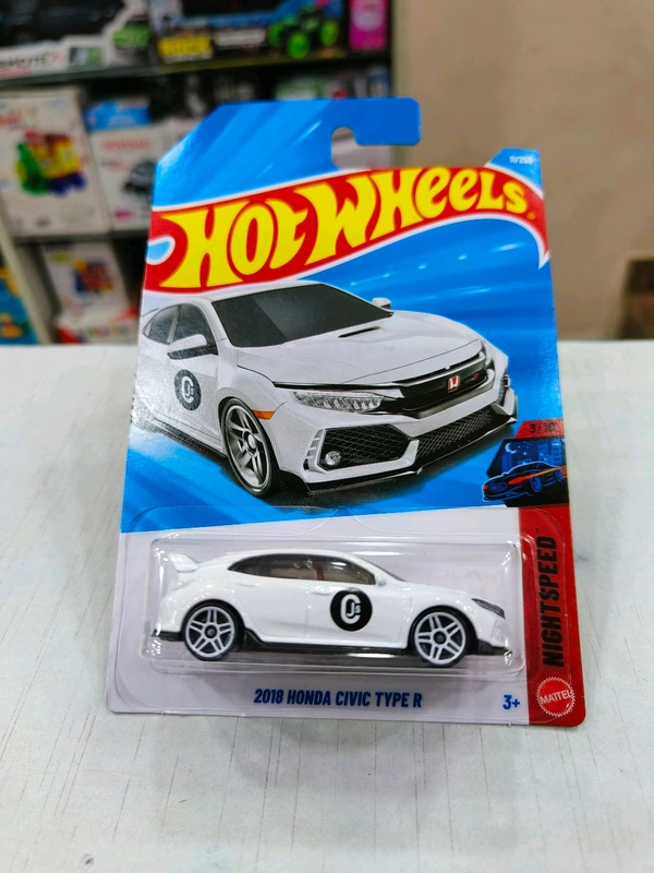 Hot Wheels 2018 Honda Civic Type R | Nightspeed | White | 11/250