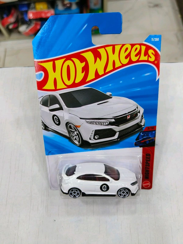 Hot Wheels 2018 Honda Civic Type R | Nightspeed | White | 11/250