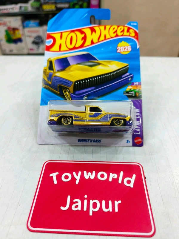 Hot Wheels Bounce'n Bass | Layin' Low | Metalflake Gold | 17/250