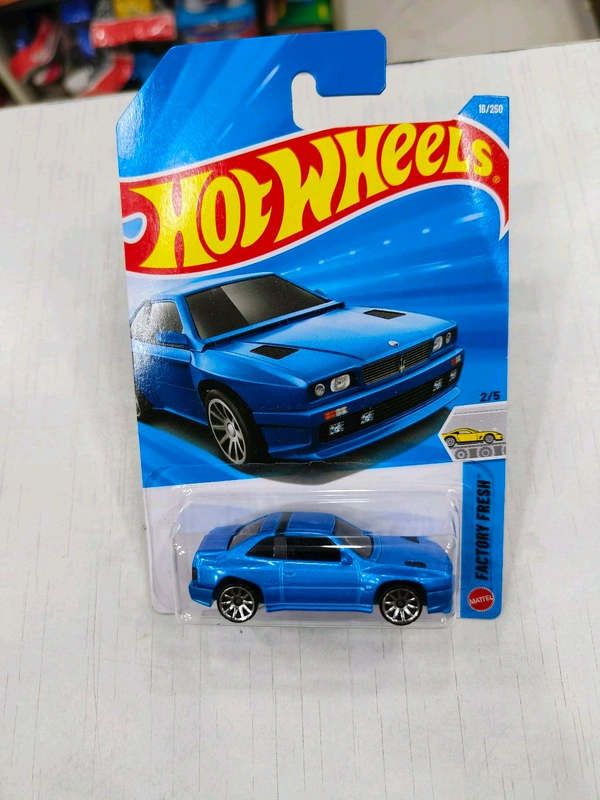 Hot Wheels Maserati Shamal | Factory Fresh | Blue | 16/250