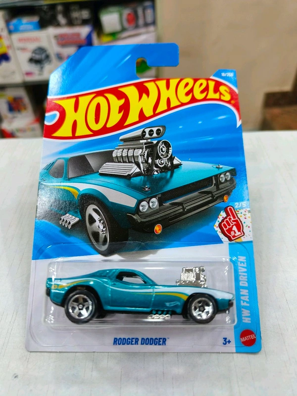 Hot Wheels Rodger Dodger | HW Fan Driven |  Teal | 19/250