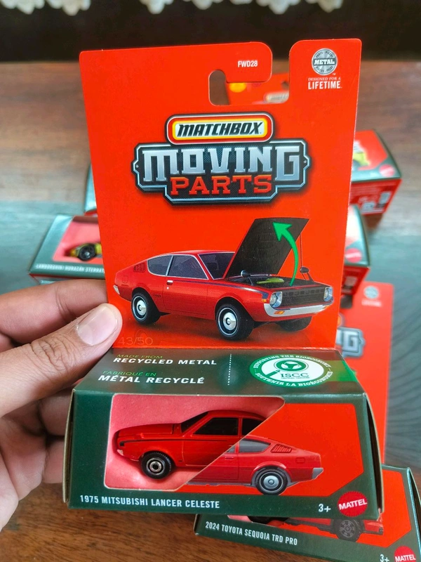 MATCHBOX MOVING PARTS | 1975 MITSUBISHI LANCER CELESTE | FWD28