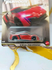HOT WHEELS Hotwheels Premium | W MOTERS LYKAN HYPERSPORT | FAST & FURIOUS | IMPORTED | 4/5 | HNW46
