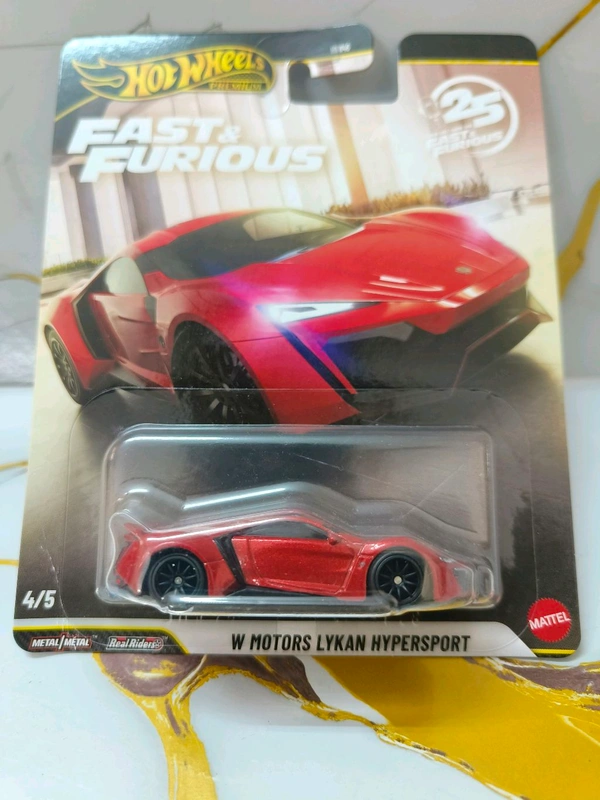 HOT WHEELS Hotwheels Premium | W MOTERS LYKAN HYPERSPORT | FAST & FURIOUS | IMPORTED | 4/5 | HNW46