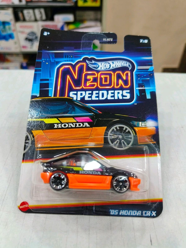 Hot Wheels NEON SPEEDERS | '85 HONDA CR-X | HLH72 | 7:8