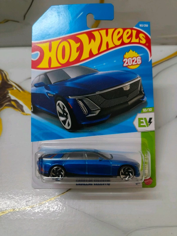 Hot Wheels Cadillac CelestIQ | HW EV | Metalflake Blue | 163/250