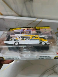 HOT WHEELS Hotwheels Premium | '24 HONDA CIVIC TYPR R | KOUSOKU HAULER CAMION DE TRANSPORT | TEAM TRANSPORT | CAR CULTURE | REAL RIDERS | JMN15 | LEGENDS TOUR