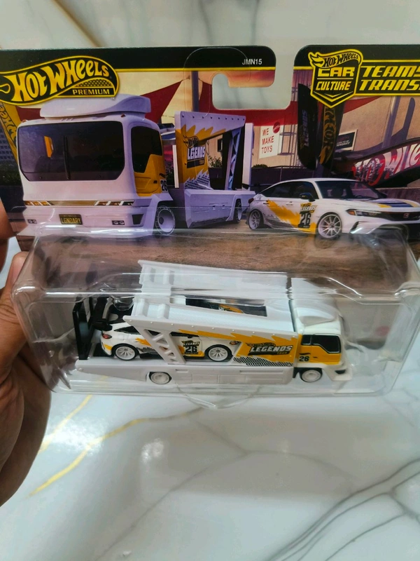 HOT WHEELS Hotwheels Premium | '24 HONDA CIVIC TYPR R | KOUSOKU HAULER CAMION DE TRANSPORT | TEAM TRANSPORT | CAR CULTURE | REAL RIDERS | JMN15 | LEGENDS TOUR