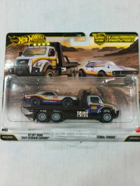 HOT WHEELS Hot Wheels Premium Team Transport | ’67 OFF ROAD TOUT-TERRAIN CAMARO | TERRA-TORQUE | Rugged Racing Series | Muscle Car Legend | FLF56