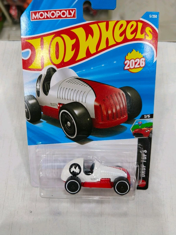 Hot Wheels Pass 'n Go | Drop Tops | White | 5/250