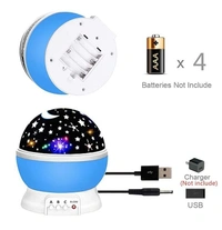 Master Rotating 360 Degree Moon Night Light Lamp  (Multi Color,Pack of 1)