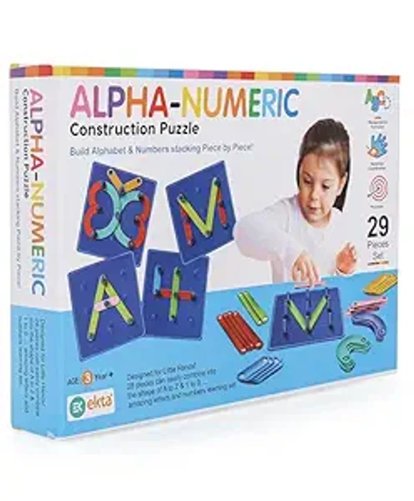 ALPHA-NUMERIC CONSTRUCTION PUZZLE