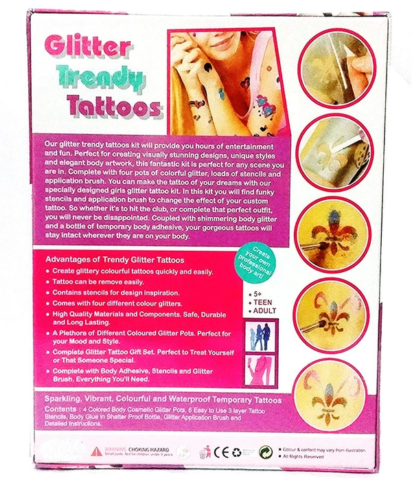 GLITTER TRENDY TATTOS