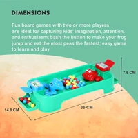 Hungry Frog | Eat The Beans | Hungry Frog Game for Kids | Game for 2 Players